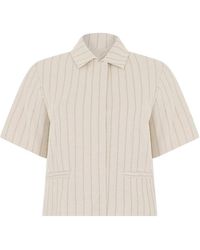 Max Mara - Cotton Short-Sleeve Shirt - Lyst