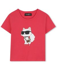 KARL LAGERFELD - T-Shirt With Logo - Lyst