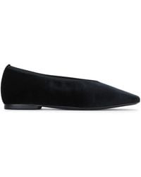 TOTEME - Minimalist Velvet Ballerina Flat - Lyst