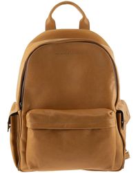 Brunello Cucinelli - Grained Leather Backpack With Patch Pockets - Lyst