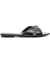 Balenciaga - Sheepskin Slip-On Flats - Lyst