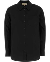 MICHAEL Michael Kors - Stretch Poplin Shirt Cotton - Lyst