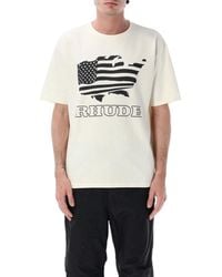 Rhude - Banner Cotton T-Shirt - Lyst