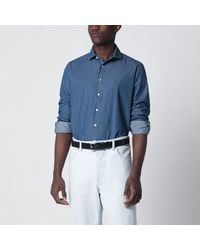 Xacus - Tailor Fit Denim Shirt - Lyst