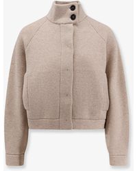 Brunello Cucinelli - Cashmere Cardigan With Monili - Lyst