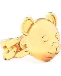 Moschino - Teddy Bear Chain Ring - Lyst