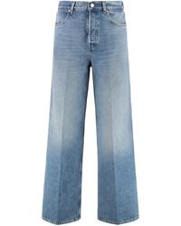 Gucci - Wide-Leg Jeans Cotton - Lyst