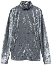 Forte Forte - Velvet Turtle-neck Sweater - Lyst
