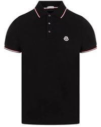 Moncler - Ss Polo T-Shirt - Lyst