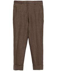 Incotex - Regular Fit Linen Trousers - Lyst
