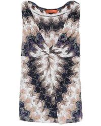 Missoni - Multicolour Viscose Top - Lyst