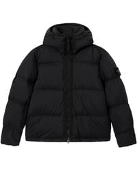 Stone Island - Logo-Patch Padded Jacket - Lyst