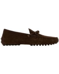 Tod's - Suede Loafers - Lyst