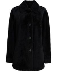 Semler - Long Reversible Leather Coat - Lyst