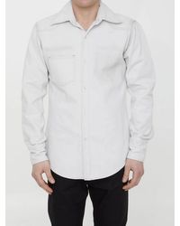 Maison Margiela - Selvedge Denim Shirt - Lyst