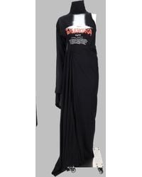 Balenciaga - Abito "The Door" Lungo Drappeggiato - Lyst