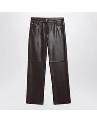 Max Mara - Max Mara S Lamb Nappa Leather Trousers - Lyst