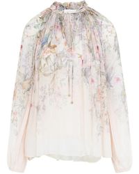 Zimmermann - "Rebellion" Billow Blouse - Lyst