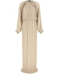 Fabiana Filippi - Long Pleated Dress - Lyst