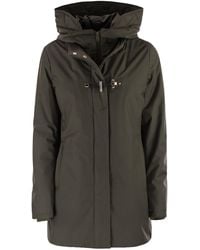 Fay - Technical Gabardine Toggle Coat - Lyst