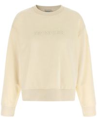 Moncler - Logo Embroidery Sweatshirt - Lyst