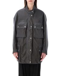 Prada - Washed Re-Nylon Caban Jacket - Lyst