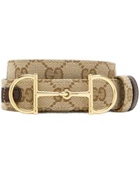 Gucci - Reversible Belt With Monogram And Buckle - Lyst