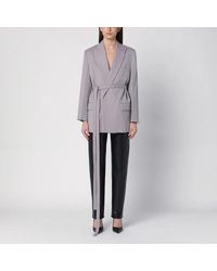 Victoria Beckham - Light Jacket With Belt - Lyst