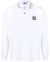 Stone Island - Polo Shirt M/Lunga Slim Fit - Lyst