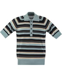 PT Torino - Cotton And Viscose Polo Shirt - Lyst