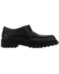 Bottega Veneta - Leather Ben Lace-Up Shoes - Lyst