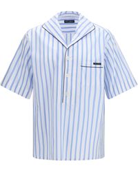 Dolce & Gabbana - Dolce & Gabbana Short-Sleeve Striped Shirt - Lyst