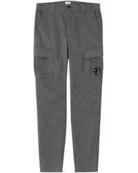 C.P. Company - Pantalone Cargo Con Patch Logo - Lyst