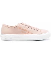 Ferragamo - Mediterr Eco Logo Sneakers - Lyst