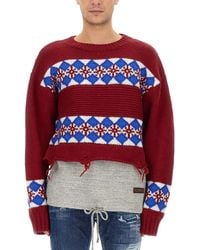 DSquared² - Jacquard Knit - Lyst