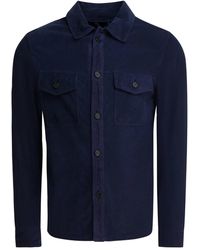 Altum - Suede Overshirt Jacket - Lyst