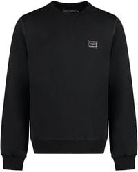 Dolce & Gabbana - Dolce & Gabbana Cotton Crew-Neck Sweatshirt - Lyst