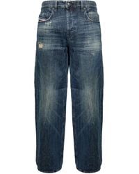 DIESEL - "2001 D-Macro" Wide Leg Jeans - Lyst