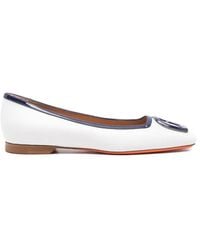 Santoni - "Atena" Ballet Flat Shoes - Lyst