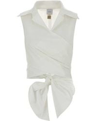 Patou - Sleeveless Draped Top - Lyst