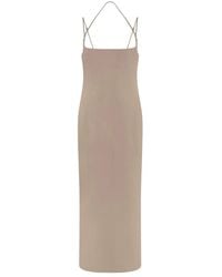 The Attico - Virgin Wool Midi Dress - Lyst
