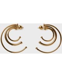 Panconesi - Pierced Solar Hoops Earrings Small - Lyst