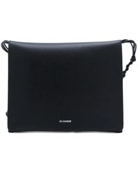 Jil Sander - "Tangle Flat" Medium Bag - Lyst