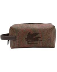 Etro - Leather Pouch Arnica - Lyst