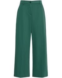 Weekend by Maxmara - Pressed-Crease Wide-Leg Trousers - Lyst