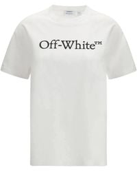Off-White c/o Virgil Abloh - Big Logo Bookish Regular Tee - Lyst