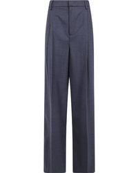 Blumarine - Wool Blend Pants - Lyst