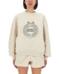 ROTATE BIRGER CHRISTENSEN - Rotate Birger Christensen Sweatshirt With Logo - Lyst