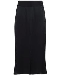 Maison Margiela - Satin Midi Skirt - Lyst