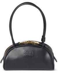 Miu Miu - Beau Softy Small Leather Bag - Lyst